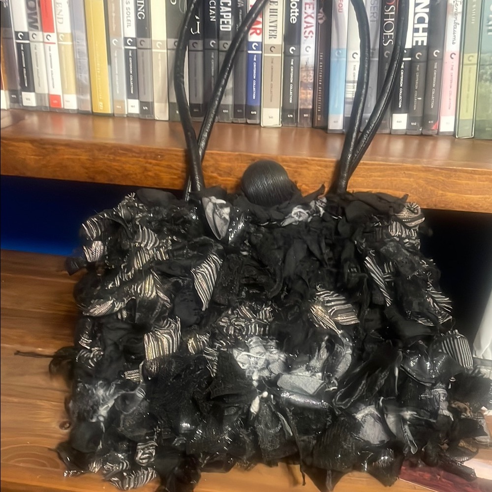 Elegant Black and White Women's Bag